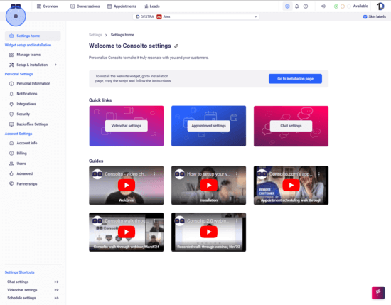 backoffice imagen del backoffice
