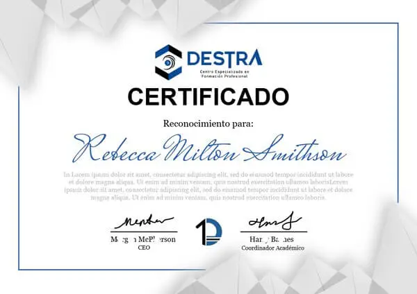 Certificado-modelo certificado modelo