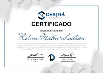 Certificado-destra Certificado | Destra One