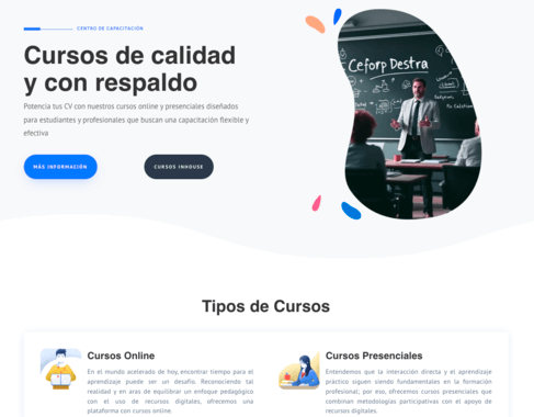 c4destra-home Home de la web del centro de capacitación