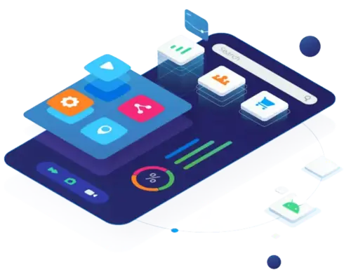 Representación del desarrollo de apps