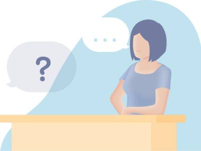 preguntas-frecuentes Persona atendiendo dudas