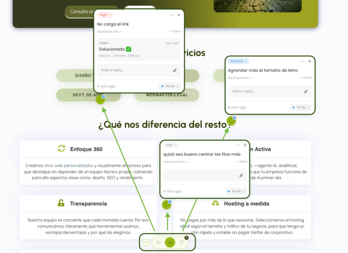 revision-observac Revisión de observaciones | Destra One